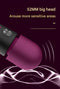 (Green) Powerful Dual Stimulation Wand Vibrator - Heated Tip, Multi-Mode, LCD Display