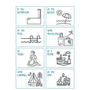 Black Chic Lightweight Nylon Drawstring Tote Bag - Multi-Pocket Casual Shoulder & Crossbody