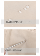 Beige Chic Lightweight Multi-Pocket Oxford Crossbody Bag - Waterproof Retro Shoulder Bag for Women