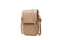 Beige Chic Quilted Crossbody Phone Bag - PU Leather Mini Purse with Floral Stitching & Adjustable Strap