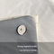 Grey Chic Quilted Crossbody Bag for Women - PU Leather Diamond Pattern Chain Strap Shoulder Purse with Elegant Clasp