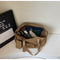 Beige Women's Large Capacity Nylon Tote Bag - Stylish Casual Shoulder & Crossbody Bag with Detachable Pouch