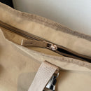 Green Women's Large Capacity Nylon Tote Bag - Stylish Casual Shoulder & Crossbody Bag with Detachable Pouch
