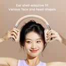 Beige Premium Wireless ANC Headphones - Bluetooth 5.4, 32H Playtime, Foldable Over-Ear Design, Comfort Earpads for Travel & Gaming