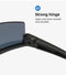 Blue Lenses With White Temples Ultra-Light Polarized Sports Sunglasses - Wraparound Shield Design for Cycling & Outdoor Performance