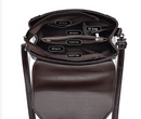 Black Elegant Women's PU Leather Top Handle Satchel - Versatile Crossbody Bag with Classic Clasp & Braided Detail