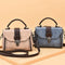 Pink Elegant Women's PU Leather Top Handle Satchel - Versatile Crossbody Bag with Classic Clasp & Braided Detail