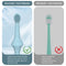 6 x Silicone Pet Toothbrush (3 Fish shape and 3 Bone shape) Beige Gentle Food-Grade Silicone Pet Toothbrush - Promotes Healthy Teeth & Gums for Dogs & Cats