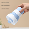 2 Pcs Black 350ml Collapsible Silicone Travel Cup - Portable, Leak-Proof & Food-Grade Drinking Mug with Lid, Insulating Sleeve & Straw