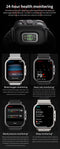 Beige TPU Strap 2-in-1 Smartwatch with Built-in Earbuds - 2.01 HD Touchscreen