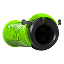 Orange Ergonomic Lock-On Bike Grips - Anti-Slip TPR Rubber, Alloy Rings & Plugs for MTB & Commuter Bikes