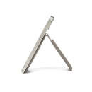 Black Chic MagSafe Wallet with Mirror & Stand - PU Leather Card Holder for iPhone 12-16 Series