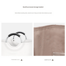 Black and White Large 90L Freestanding Laundry Hamper - Collapsible Clothes Basket with Aluminum Soft-Grip Handles