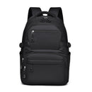 Black Trendy Korean-Style Large-Capacity Backpack for Women - 14" Laptop Travel Bag