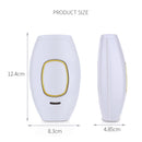 Advanced IPL 881 Laser Hair Removal Device - Sleek Home Use Electric Depilator for Women