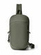 Army Green Minimalist Anti-Theft Sling Bag for Men & Women - Water-Resistant Crossbody Chest Pack, Fits 9.7-inch Tablet