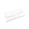 White Chic & Sleek PU Leather Soft Eyeglass Case - Protective Pouch for Sunglasses & Reading Glasses