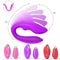 Purple BlissLink U-Shaped Wearable Couple's Vibrator with Remote - 12 Modes for Shared Intimacy & Solo Fun