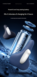 Black Advanced Electric Kegel Trainer - Unisex PC Muscle Exerciser