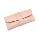 3-Piece Pink Chic & Sleek PU Leather Soft Eyeglass Case - Protective Pouch for Sunglasses & Reading Glasses