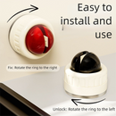 4 Pcs Red Powerful Suction Kitchen Knife Sharpener - Tungsten Steel Fast Sharpening Tool for Household Knives & Scissors