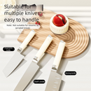 4 Pcs Black Powerful Suction Kitchen Knife Sharpener - Tungsten Steel Fast Sharpening Tool for Household Knives & Scissors