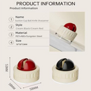 4 Pcs Black Powerful Suction Kitchen Knife Sharpener - Tungsten Steel Fast Sharpening Tool for Household Knives & Scissors