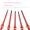 A 24-piece set Black Insulated Screwdriver Set - Multi-Bit Electrician's Tool Kit with Magnetic Tips & Quick-Change Handle