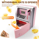 Black Digital ATM Savings Bank for Kids - Electronic Piggy Bank with PIN & Card for Real Money