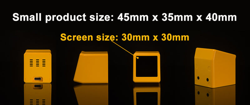 2pc Mini Smart Wi-Fi Weather Station Clock - Desktop Digital Clock with HD IPS Screen, Customizable GIF Display & 3-Day Forecast(Pink)