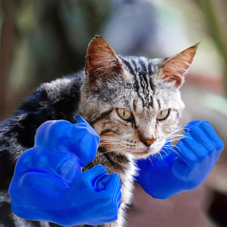 2pc Hilarious Muscle Arm Pet Costume Prop - Funny Novelty Arms for Cats & Small Dogs(green)