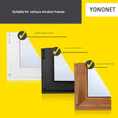 3pc DIY Magnetic Window Screen Kit - Fine Mesh Insect Net, No Drilling Required, Cut to Size(black 150cm x 130cm)