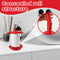 Apple-Shaped Adjustable Tissue Roll Holder - Fun & Practical Desktop Paper Towel Stand(red)