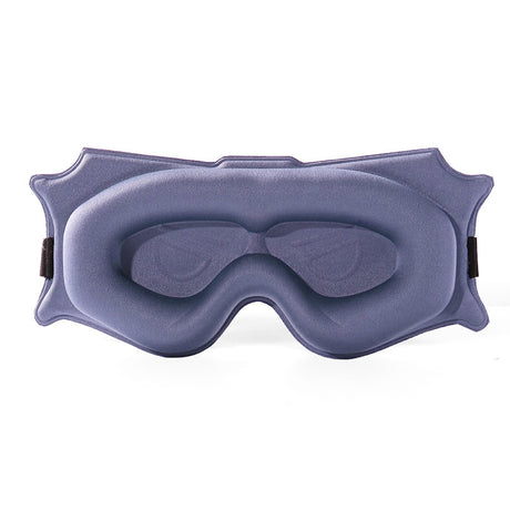 3pc 6D Contoured Zero-Pressure Sleep Mask - 360 Light Blocking Eye Mask with Adjustable Strap(Purple)