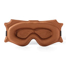 3pc 6D Contoured Zero-Pressure Sleep Mask - 360 Light Blocking Eye Mask with Adjustable Strap(Camel)