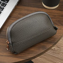 3 Pcs Grey Elegant Faux Leather Coin Purse - Mini Zipper Pouch & Compact Card Holder Wallet