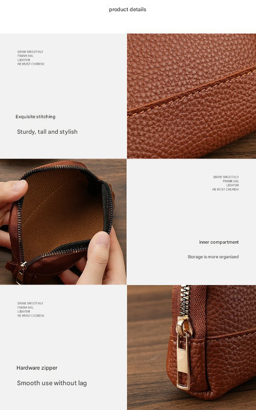 3 Pcs Grey Elegant Faux Leather Coin Purse - Mini Zipper Pouch & Compact Card Holder Wallet