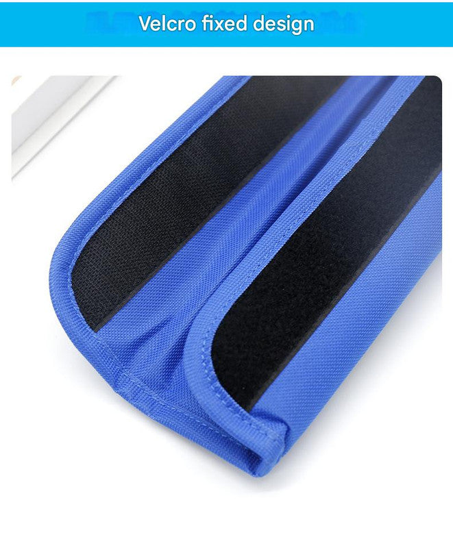 Black Compact Golf Club Carrier - Lightweight Sunday Practice Bag for Driving Range