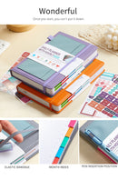 Black A5 PU Leather Agenda for Productivity & Time Management-Undated Daily & Hourly Planner Pro