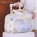 Beige Waterproof Wet Dry Separation Travel Bag - Gym, Beach, Swim, Sports Tote with Shoe Compartment(Filming props are not included)