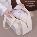 Beige Waterproof Wet Dry Separation Travel Bag - Gym, Beach, Swim, Sports Tote with Shoe Compartment(Filming props are not included)