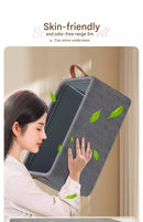 2pc Foldable Fabric Storage Bin with Steel Frame & Handles - 26L Stackable Closet Organizer(Green)