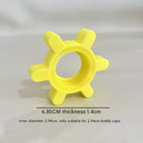 20-Pack Yellow Easy Twist Bottle Cap Opener - Ergonomic Grip for Soda & Drinks