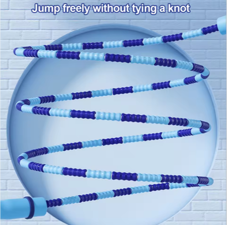 10 Pcs Pink Soft Beaded Jump Ropes, Tangle-Free Beaded Jump Rope - Adjustable Segmented Skipping Rope for Kids & Adults Fitness