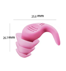 Black 5-Pair Set Ergonomic Silicone Earplugs - Waterproof for Swimming, Reusable for Noise Cancelling Sleep