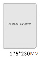 2PCS Green Vintage A5 PU Leather Journal with Leaf Charm - Ring Bound Refillable Notebook Set