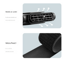 White Car Seat Headrest Fan - USB Powered Bladeless Rear Seat Fan for Vehicle Cooling (175x75x34mm)