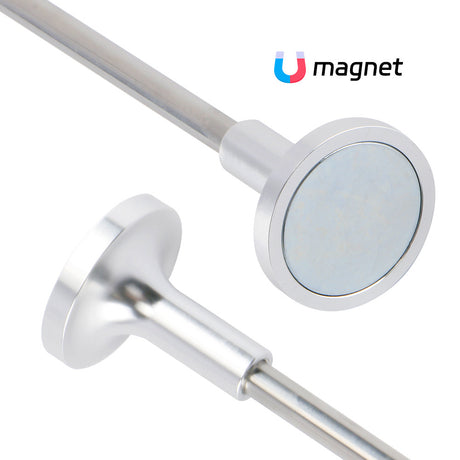 Black Adjustable Magnetic Golf Club Face Alignment and Swing Trainer