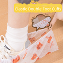 50 Pieces Thickened Non-Woven Disposable Shoe Covers (Yellow Bear) – Universal Fit (EU Size 34-45) for Guests & Floor Protection