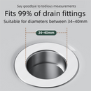 2-Pack Pop-Up Sink Stopper with Hair Catcher – Standard (34-40mm) Drain Filter,Basin Drain Filter Upgrade